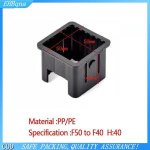 [COD] Square Tubing For Cover Tube Durable Chair Glide Insert Finishing Plugs Fitness Equipment Accessories Sliding Sleeve