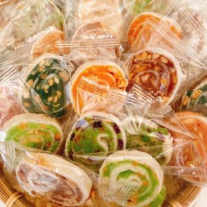 Kẹo Dừa Cuộn Mix 7 Vị Thơm Ngon- Đặc Sản Bến Tre-Tết-Bánh Mứt Tết-Đồ Ăn Vặt