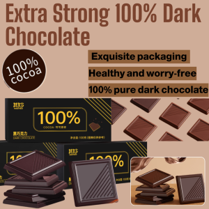 Extra Concentrated 100% Pure Dark Chocolate Gift Box Russian Imported Pure Cocoa Butter Chocolate Without Cocoa Butter Fitness Snack Valentines Day High-End Chocolate