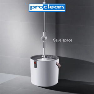Spin Mop Proclean Set Alat Pel Lantai Putar Dengan Ember 2in1 Wash And Dry