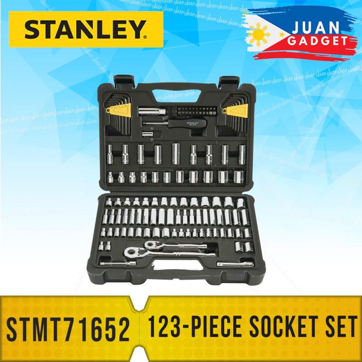 Stanley STMT71652 123-Piece Socket Wrench Tool Set Kit | JG Superstore ...