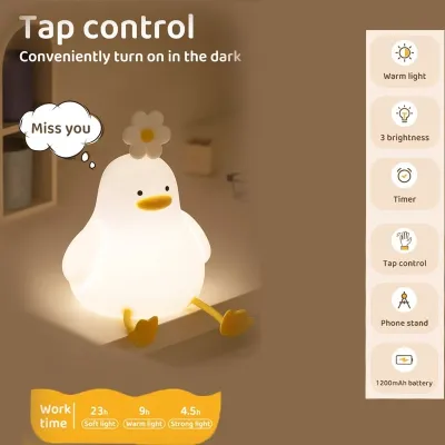 [Giao hàng 24 giờ⚡️] Đèn ngủ Capybara cảm ứng cute silicon điều chỉnh độ sáng decor quà tặng bạn gái sinh nhật - Đèn ban đêm