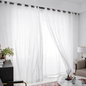 Japanese Sakura Aesthetics Blackout Curtain for Window Girl Bedroom Pink Curtains Kurtina with Rings 1PCS 5/7 FT
