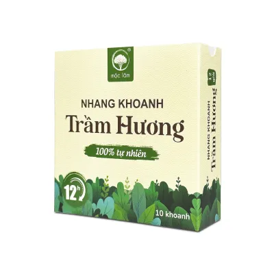 Nhang Khoanh Trầm Hương 12 Giờ Cao Cấp - Mộc Lâm - 10 Khoanh - Nhang Vòng Trầm Hương Tự Nhiên