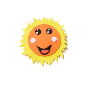 Dekorasi Dinding Busa Eva/Hiasan Dinding Busa Eva Tk Eva Foam Cloud Craft 3d Wall Decoration Classroom Blackboard-Matahari Awan Set-Hiasan Terbaru Ayout Kartun Menarik-Tk Hiasan Dinding Populer