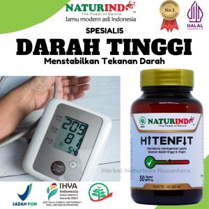 Obat Hipertensi Herbal Penurun Darah Tinggi Tensi Tinggi Hitenfit Naturindo