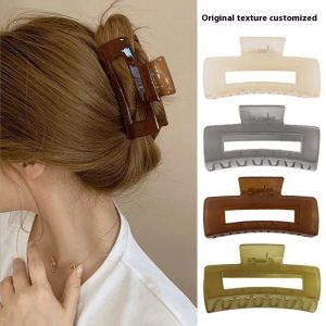 Daimeishu  barrettes vuông barrettes Acrylic kẹp hàm thời trang kiểu tóc Essential Phụ kiện tóc