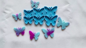 Stunning Butterfly Earring Resin Mold Silicone Keychain Casting DIY Craft Mould for DIY Enthusiasts and Lovers
