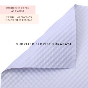 [1 PACK ISI 10 LEMBAR] KERTAS EMBOSSED TIMBUL UKURAN 59 X 59CM WRAPING BUNGA KOREA STYLE DIY EMBBOSSED 3D KERTAS CELLOPHANE WRAPPING PAPER FLOWER BOUQUET BUKET BUNGA MOTIF KOTAK TIMBUL