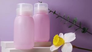 NXJ INFILILA Acetone Pump Dispenser Push Down Pump Dispenser 2 Pack Remover Pump Empty Pump Bottle Dispenser for & Makeup Remover Toner etc 200ml (6.8oz) Acetone ContainerLeak ProofBPA FreeAcetone Resistant Pump