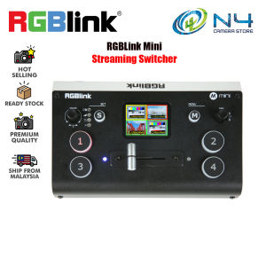 RGBlink mini 2022 Streaming Switcher with Preview Monitor Live Stream Connector Video Mixer