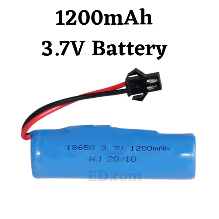 ED Remote Control Toy Car Rechargeable Battery 3.7V 1200mAh(18650) /3