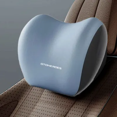 OTOHEROES Bantal Leher Mobil Ergonomis Memory Foam Car Headrest Pillow - DK-12 -