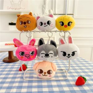Skzoo 15 ซม.Kpop การ์ตูนตุ๊กตาสัตว์ตุ๊กตาของเล่น Kawaii JYP ผู้ใหญ่ KZ แฟนพวงกุญแจจี้เด็กของขวัญ