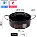 Nồi Chiên Chống Dính Emoojoo 20cm Phủ Lớp Vân Đá Có Khay Ráo Mỡ Siêu Bền Đẹp. 