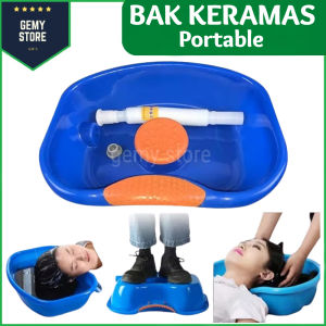 Baskom Keramas Tempat Cuci Rambut Lansia atau Orang Sakit Fleksible dapat digunakan di kasur Bak Ember Portable