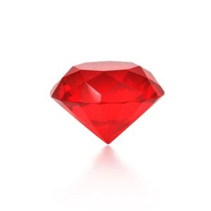 BLACKON Colored Crystal Diamond Ornament Jewelry Craft Diamond Shaped Artificial Crystal Diamond Creative Cutting Process  Diamond Ornament Wedding