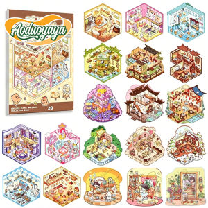 Baby‘s Mommy Sticker Book Activity Book 3d Diy Sticker Set Reusable Tahan Lama Travel Quiet Time Toddler Preschool Learning