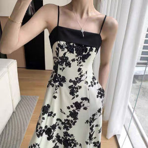⚡Port⚡ new 2025 Women Floral Suspender Dress Summer Sling Long Dresses Women New Style 2025