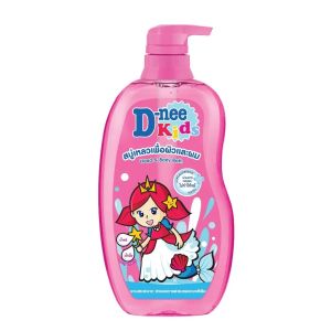 สบู่เหลวเพื่อพิวและผมเด็ก ดีนี่ คิดส์ อาบ สระ D-nee kids 600 มล.