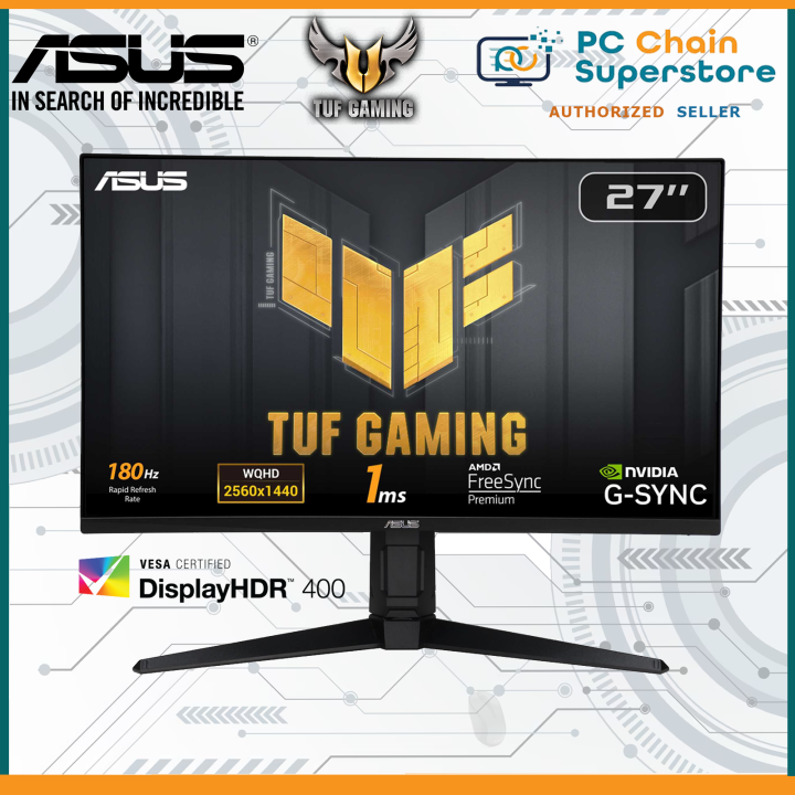 ASUS TUF Gaming VG27AQL3A Gaming Monitor – 27-inch QHD(2560x1440