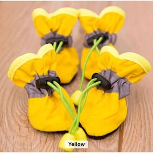 [PROMO] 4pcs Sepatu Anjing / Kucing Boots Tebal Anti Slip Anti Air | Sepatu Anjing / Kucing Murah Anti Hujan Cocok Dingin