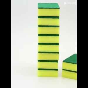 High-Density Sponge Scrubber Dish Sponge Kitchen Supplies Dishwashing Sponge Household Cleaning Cloth Dish Cloth High