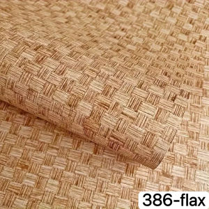 Woven Wood Wallpaper Self Adhesive 10m x 45cm Waterproof PVC Nature Rattan Wall Sticker Home Decor