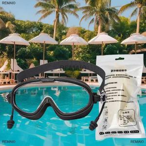 [COD] REMAI0 2025 Large Frame Swimming Goggles For Kids High Quality Antifog Swim Glasses Waterproof HD Swim Eyewear Swim Equipment