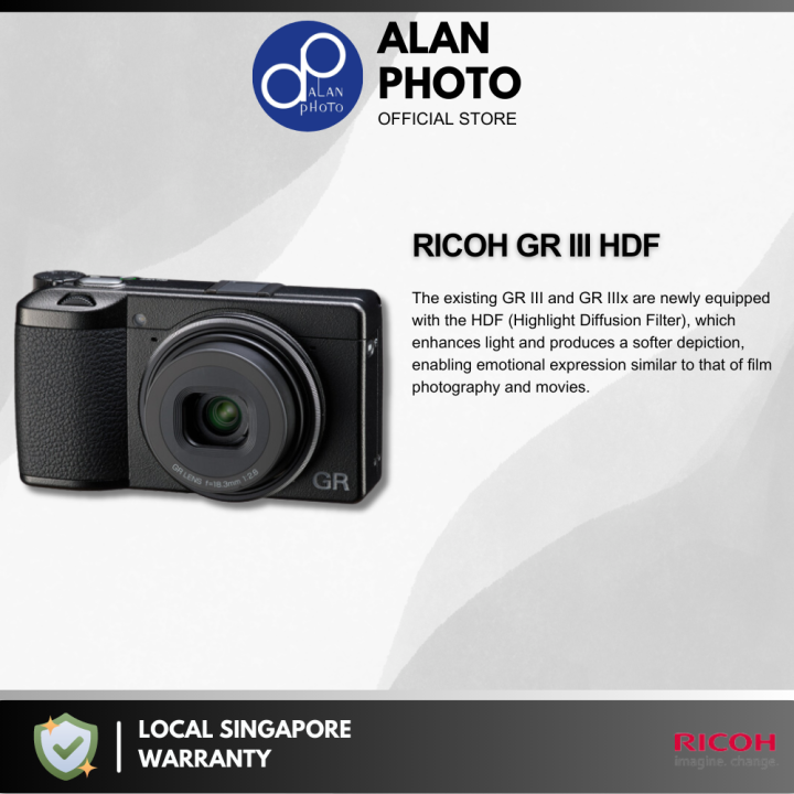 Ricoh GR III HDF & GR IIIx HDF [Highlight Diffusion Filter