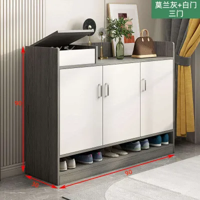 Slim Cabinet Very Narrow Body Style Entry Shoe Rack Single Door Clamp Gap Storage Cabinet Shoe Cabinet