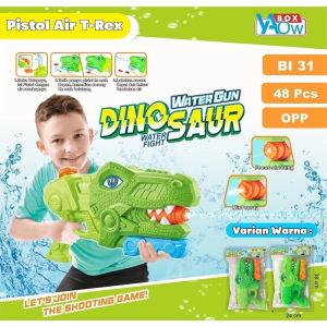 Mainan Olahraga Anak Pistol Air Jumbo Karakter Dinosaurus Trex Dino Triceratops - T-Rex Water Gun