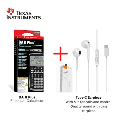 Texas Instruments TI BA II Plus Financial Calculator BAII Plus for CFA Business Economics Real Estate With Warranty