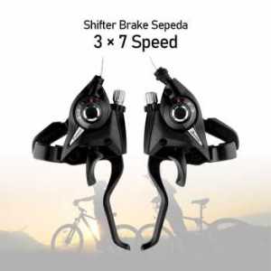 BAYAR DI TEMPAT- [COD] Shimona Speed Shifter Handle Brake Rem Sepeda 7 Speed 2 PCS