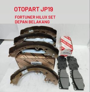 BRAKE PAD BRAKE SHOE FORTUNER HILUX KAMPAS REM SET DEPAN BELAKANG FORTUNER LAMA HILUX VIGO