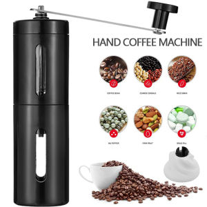 【ขายดีที่สุด】เครื่องบดกาแฟสแตนเลสคู่มือเครื่องบดเมล็ดกาแฟอุปกรณ์บดสแตนเลสสําหรับบดเมล็ดกาแฟเครื่องบดกาแฟแบบพกพา Coffee Bean Grinder