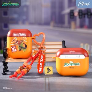[For Airpods Zootopia] Zootopia Limited Collection เคสสำหรับAirpods 1/2/3/4 Pro ลายซูโทเปีย กันกระแทกได้ดี แถมพวงกุญแจ (พร้อมส่ง)