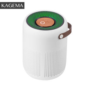 KAGEMA Portable Ionizer Air Purifier For Home Room Office Kitchen Living Room With Night Light Automatic Air Detection PM2.5 Negative Ions Formaldehyde Removal Deodorize Sterilize Air Purifiers