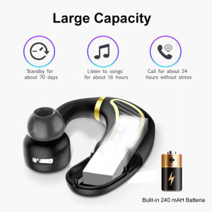 ธุรกิจหูฟังบลูทูธ K21 การตัดเสียงรบกวนการควบคุมด้วยเสียงแฮนด์ฟรีหูฟังไร้สายหูฟังไร้สายสำนักงานเพลง หูฟังบลูทูธไร้สาย หูฟังบลูทูธ ใช้ได้กับโทรศัพท์ทุกรุ่น Wireless Earphone Bluetooth 4.2