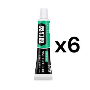 Nailfree strong adhesive metal nopunch shelf white latex adhesive