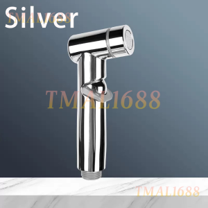 [✅SG Ready Stock] Wall Mounted Bidet Spray Set - Bathroom Shower Toilet Water Sprayer Gun Head Hose Kit Hanging Holder Elegant Stainless Steel Bidet Spray Gun with Rotating Faucet and 2M Telescoping Hose for Bathroom