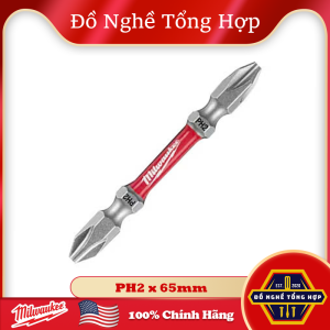 Mũi Bắt Vít Hai Đầu Milwaukee 48-32-4361D (PH2 x 65mm) & 48-32-4364D (PH2 x 110mm) [Chính hãng USA]