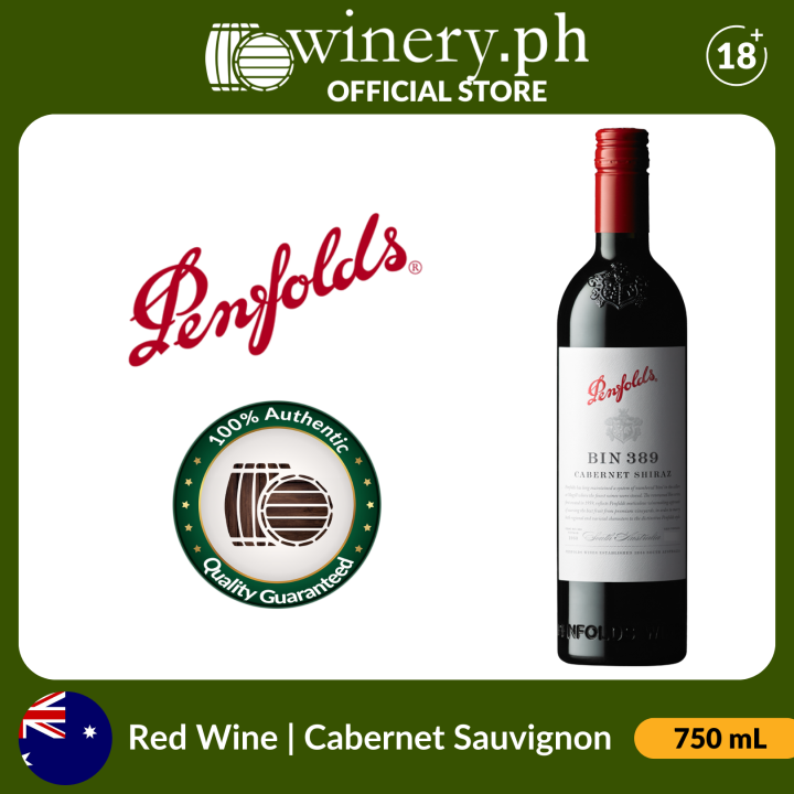 Penfolds Bin 389 Shiraz Red Wine WINERY.PH Lazada PH