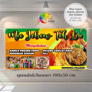 Cetak Spanduk Banner Mie Jebew