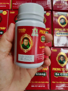 Hàng chính hãng Phong tê thấp Bà Giằng hộp 400 viên hoàn cứng