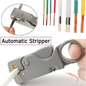 【READY STOCK】Multi-function Electric Wire Stripper Cable Cutter Rotary Coaxial Cutter Stripping Pliers Tool