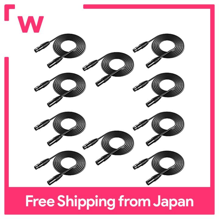 neewer-10-pack-of-6-5ft-2m-dmx-stage-light-cable-wires-3-pin-signal
