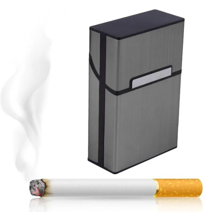 Snapbox Rokok Kotak Bungkus Rokok Elegan Aluminium Cigarette Case tampilan elegan ...
