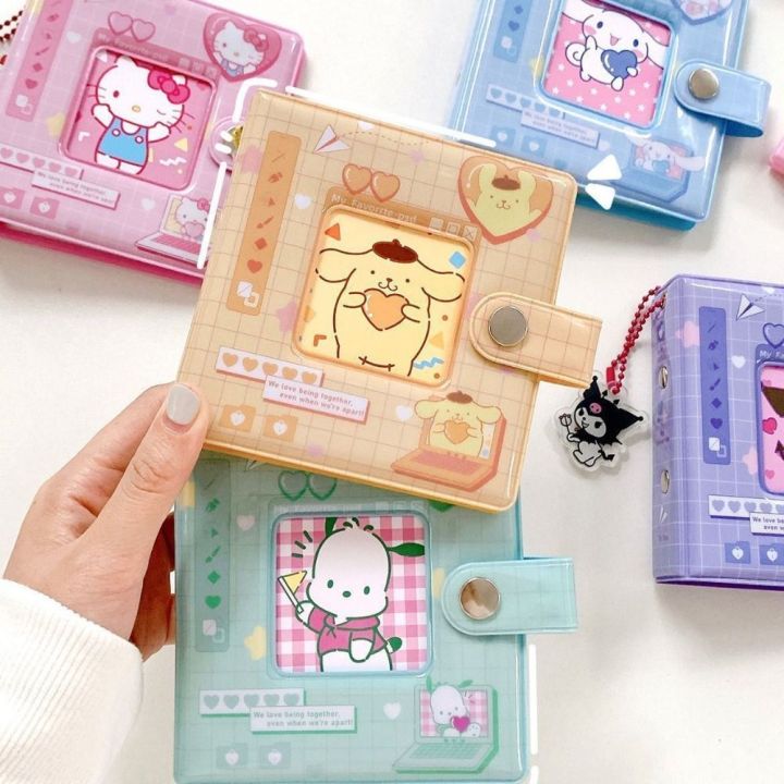 Tingtian My Melody Mini Photo Album Kuromi Cinnamoroll Binder Card Holder Photocard Holder 3 6558