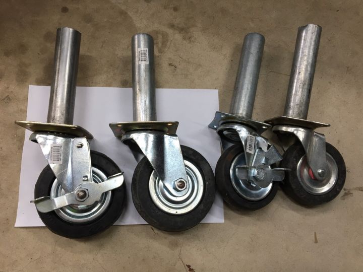 Bánh xe giàn giáo cao su chuyên dùng 100mm/120mm(1T/1T2)(Giá 1 cái ...